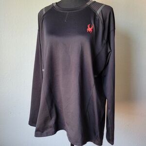 Spyder ActiveProWB Mens Compression Shirt Long Sleeve Activewear